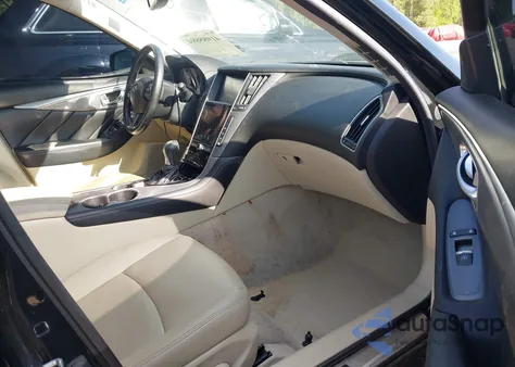 2016 Infiniti Q50 2.0T Premium z USA, uszkodzony, nr VIN JN1CV7AP6GM202219